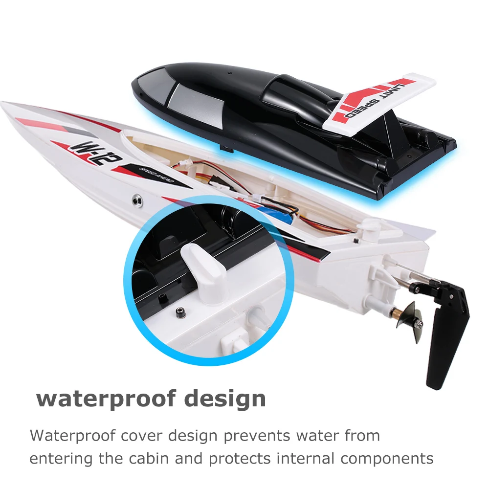 Popular HOSHI WLtoys WL912-A 2.4G RC Racing Boat 35KM/H High Speed RC Boat 390 Motor Capsize Protection Remote Control Toys Gift