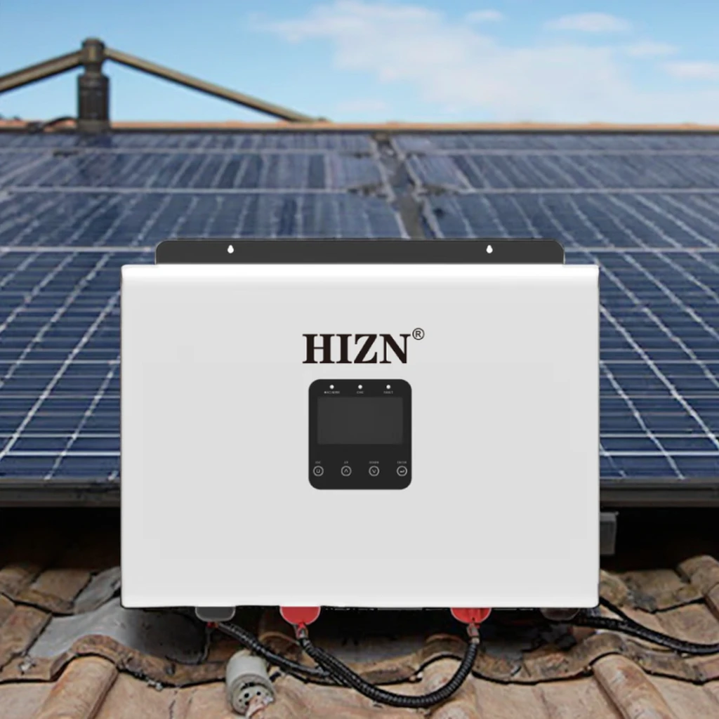 6kW Hybrid Solar Inverter on Grid Off-Grid 6000w PV Inverter for Home ...