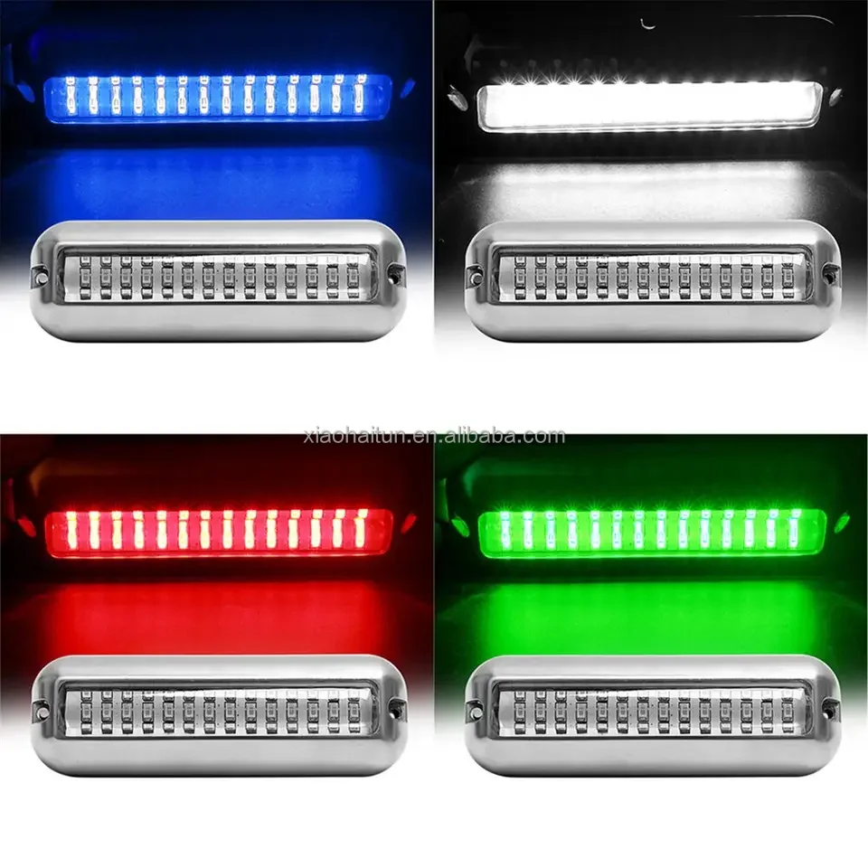 New 12v Ip68 White Light Super Bright Fishing Underwater Led Waterproof