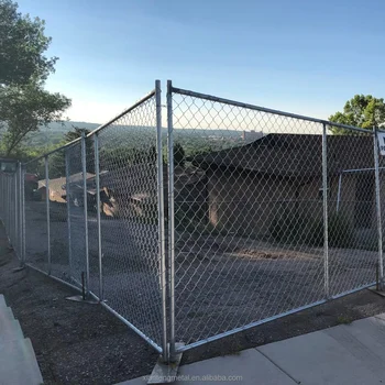 Home Outdoor USA Standard 6x12ft Galvanized Welded Wire Mesh Temporary Chain Link Fence for Temporary Security