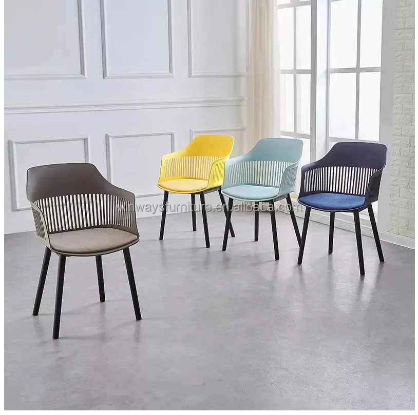 China Hot Sale China Wholesale New Plastic Chair With Armrest Stackable Dining Chair Buy
