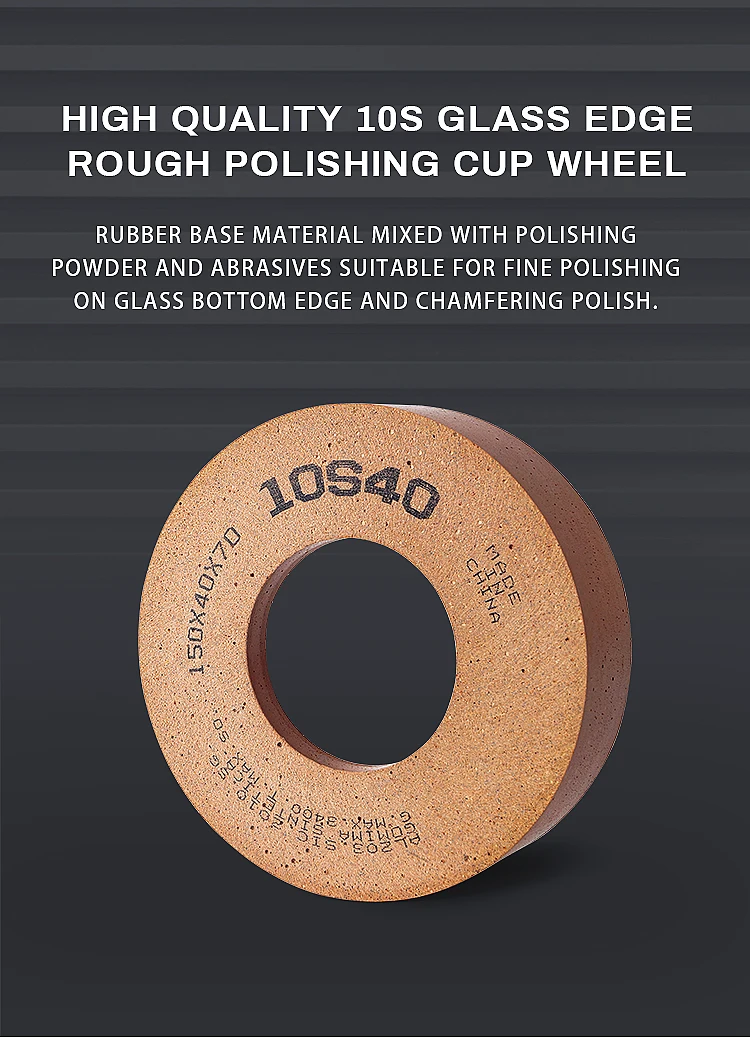 Rubber Grinding Wheel Abrasive Edge Polishing Wheel Is Used For 10s