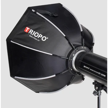 Triopo K2-65 Flash Octagonal Soft Light Box Sun Lamp Shadow Room Light Studio Soft Light Box detail image
