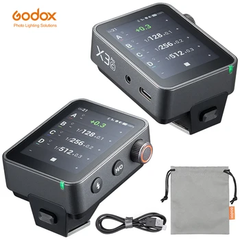 Godox X3PRO X3 Pro C 2.4inch TTL HSS 2.4G Wireless Flash Trigger OLED Touch Screen Transmitter for Sony Canon Nikon Fuji Olymp