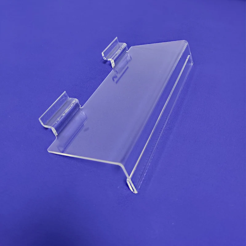 Clear Acrylic Shoe Shelves For Slat Wall Plastic Slatwall Shoe Shelf