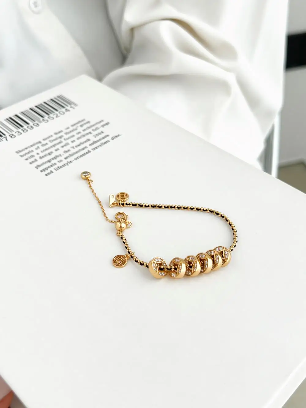 KAKODIY Chinese style women's bracelet 925 sterling silver gold-plated silver copper bracelet detail 7