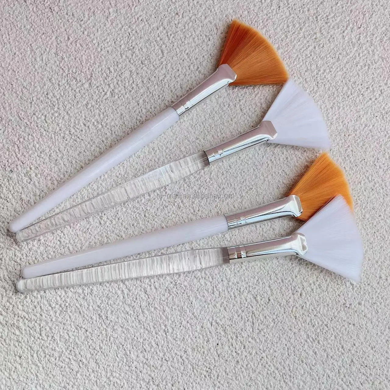 Single Chemical Peel Acid Applicator Fan Makeup Brush For Face Mask