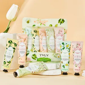 Wholesale Hand Care Treatment Cream 5pcs Moisturizing Refreshing Anti-chapping Fruit Flower Whitening Smooth Hand Cream Set