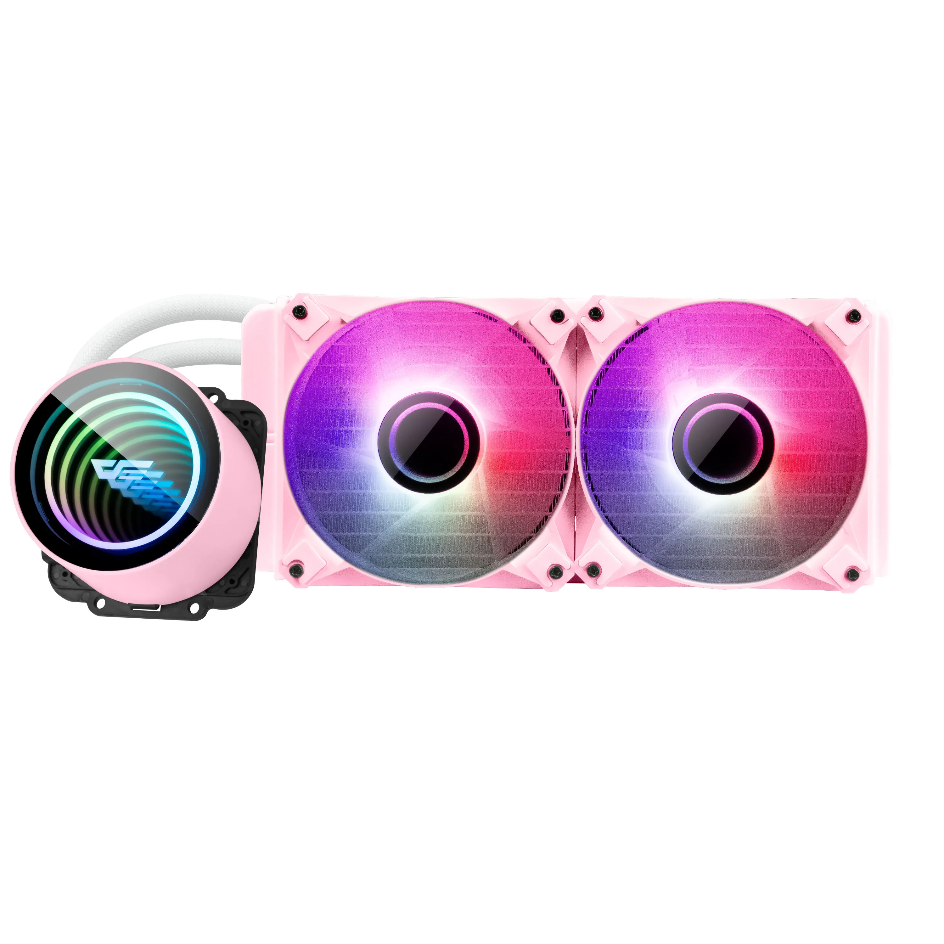 Darkflash DXV2 PC Case Water Cooling Computer CPU Fan RBG Cpu Cooler Liquid Water Cooling Support Z690 12th Gen Intel  LGA 1700