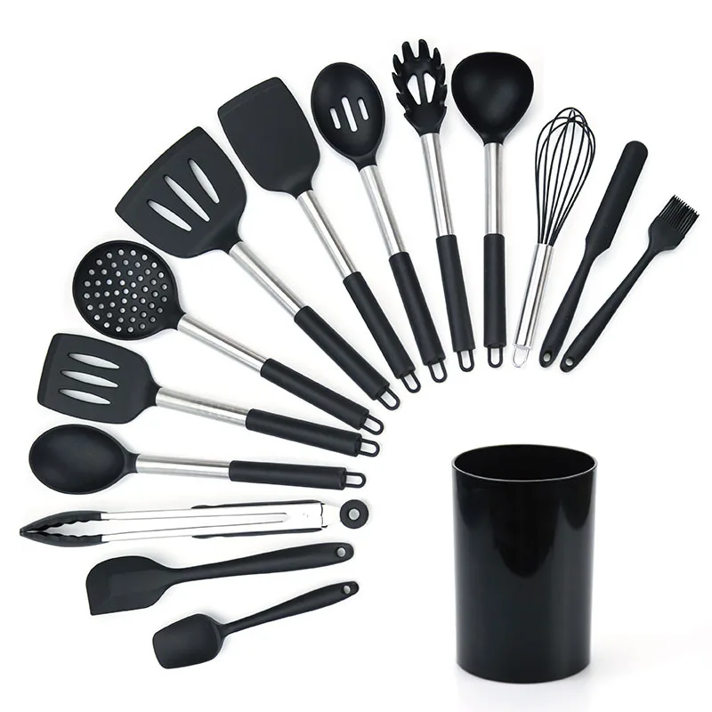 Wholesale Cooking Nonstick Spoon Shovel Silicone Kitchen Supplies Set