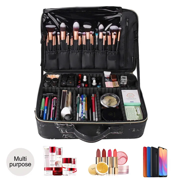 Custom Travel Makeup Cosmetic Case Bag Wholesale Small Mini Canvas ...