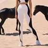 white black leggings