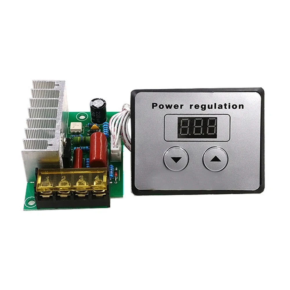 SCR Voltage Regulator Dimmer 4000W 220V AC Power Regulator Motor Speed Controls 