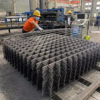 PVC-Coated Stainless Steel Mesh Ribbed Wire Cloth Plain Weave Reinforcement AS/NZS SL52/SL62/SL72/SL82/SL92 Standards Welded