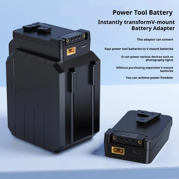 Makita Electric Tool Battery to V-Mount Battery Converter COB Fill Light DIY Power Supply Adapter Board detail image