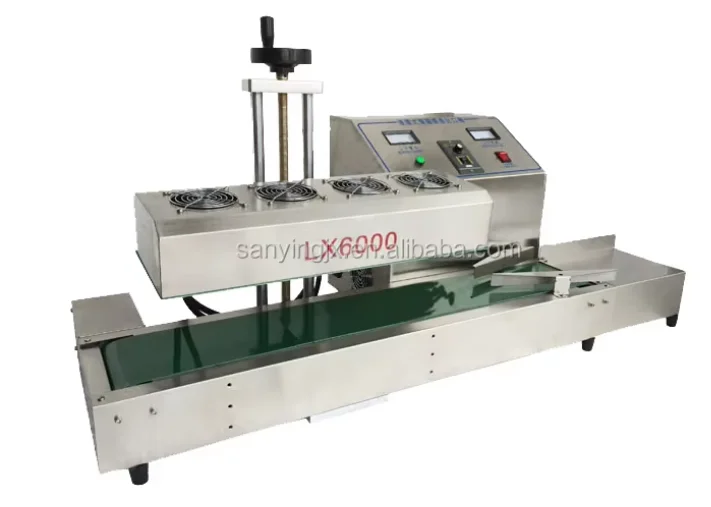 LX6000 Automatic Continuous Induction Sealer Heat Aluminum Foil Sealing Machine