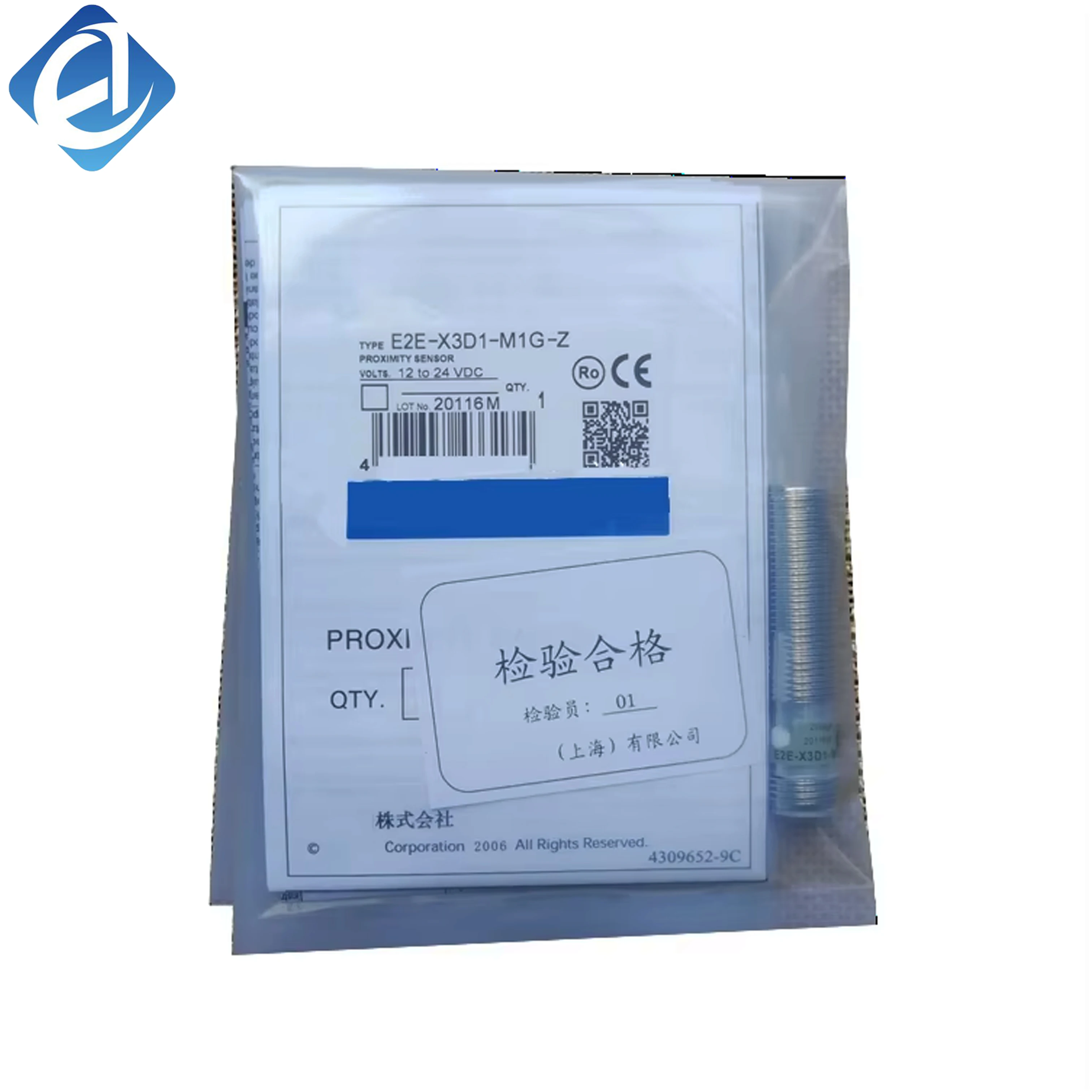 Nuovo sensore di prossimità induttivo originale della serie Omron E2E. Distanza di rilevamento di 3 mm, uscita NO a 2 fili in corrente continua, connettore M12, rilevamento stabile dei metalli ed elevata resistenza alle interferenze. Ampia applicazione nel posizionamento, nel rilevamento di fine corsa e nel conteggio nelle linee di automazione e nel confezionamento.