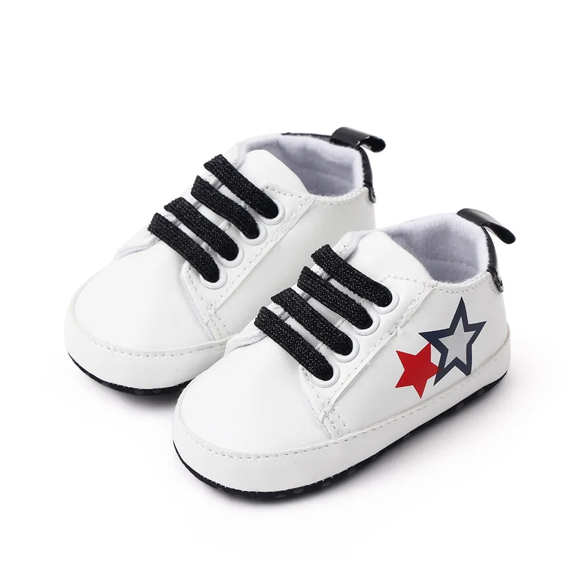 Hot selling cheap white sport newborn infant baby sport shoes for boys and girls factory