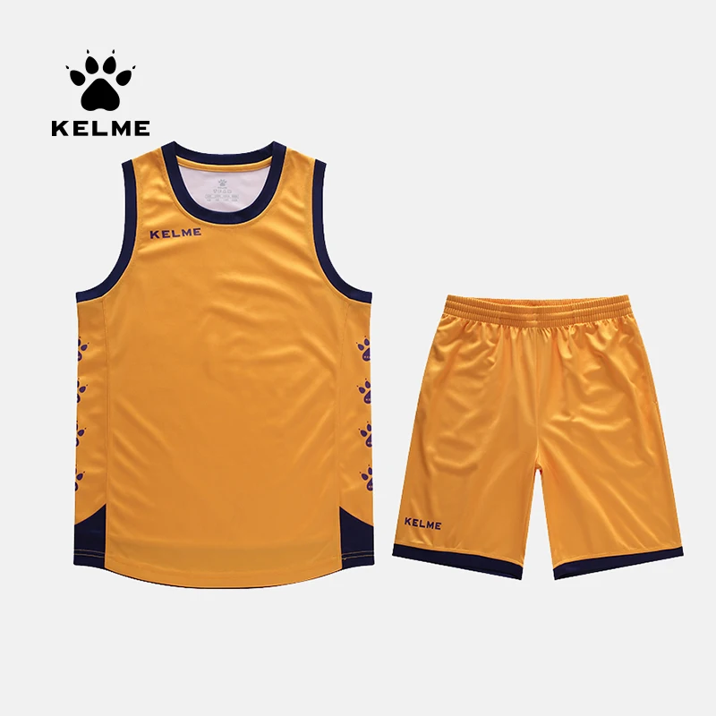 Детская баскетбольная форма KELME на заказ, Клубные командные Джерси, дышащие комплекты, тренировочные игры, Детская баскетбольная форма