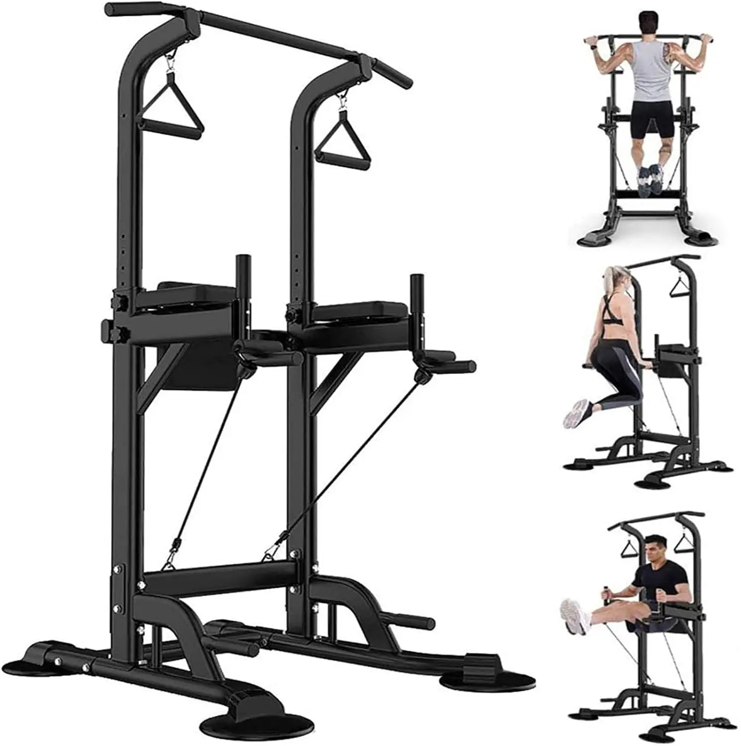 Adjustable Pull-up Squat Rack Portable Fitness Equipment