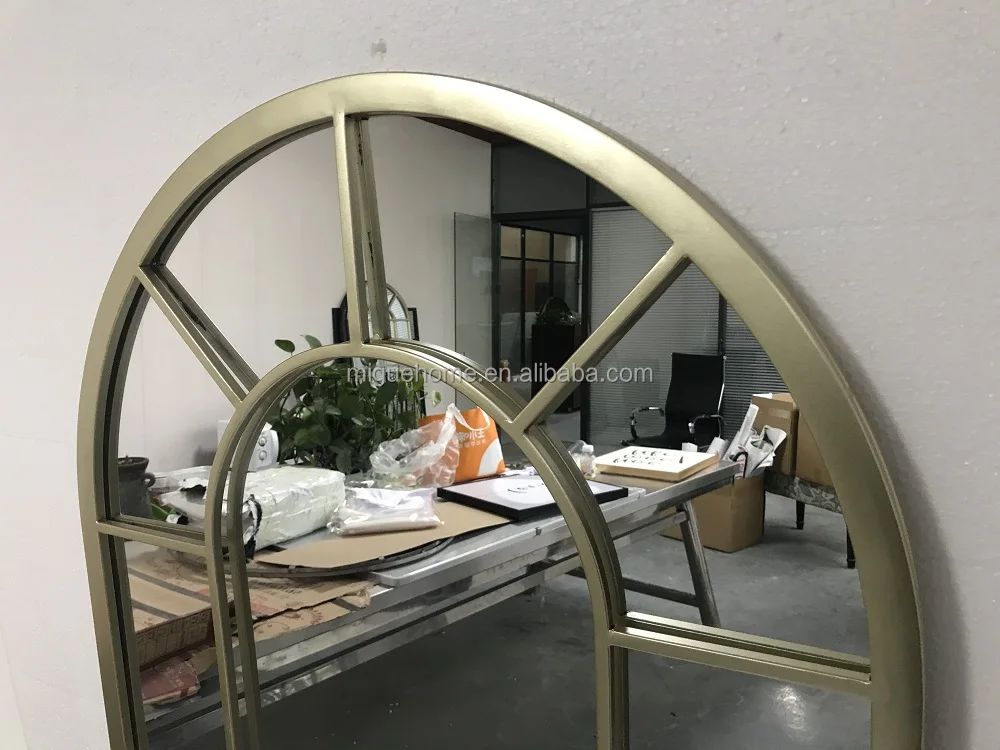 Large Arched Fulllength Metal Floor Standing Dressing Mirror Buy Fulllength Dressing Mirror