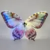 Farfalla biomimetica viola con luci