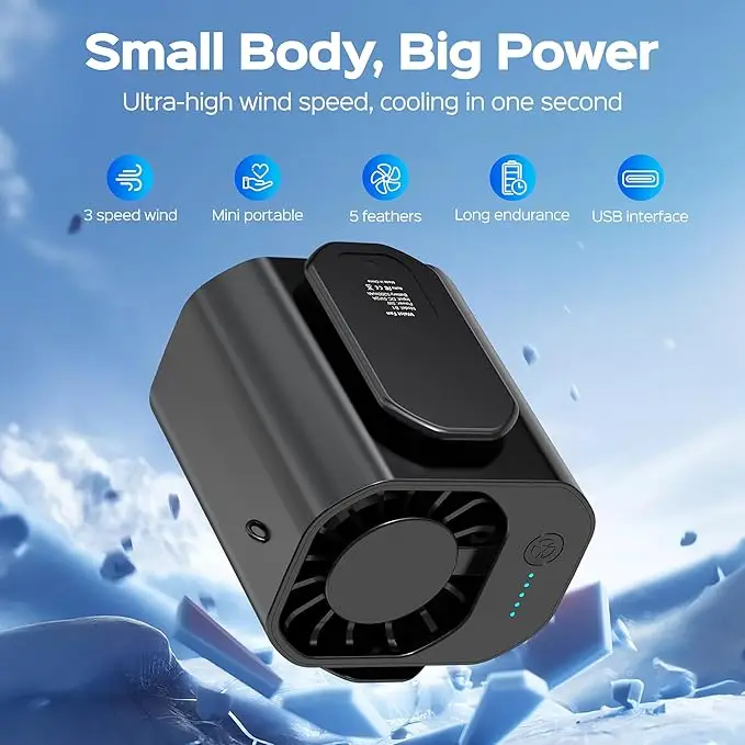 Waist Usb Fan, Plastic, Portable - detail 24