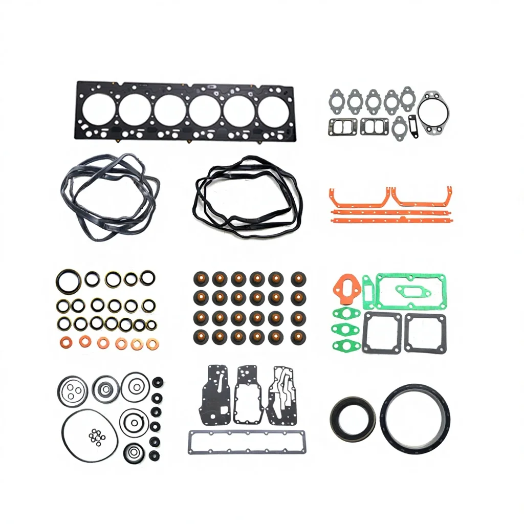6D107 QSB6.7 Gasket Kit 4955229 4955230 Suitable for Cummins Excavator Tractor Forklift Engine Repair Parts Kit - Gupta Tractor Spares Co.