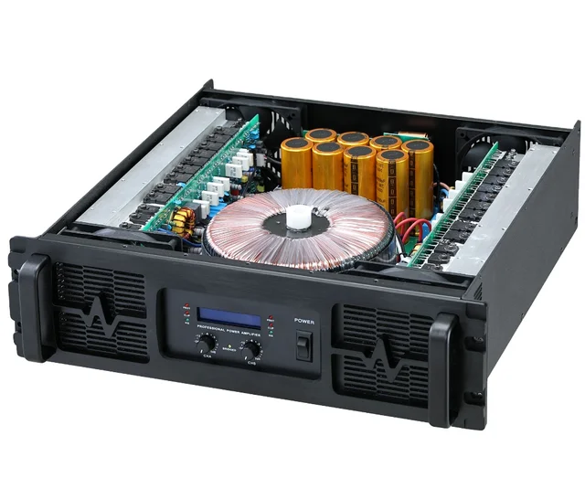 8400W 3 U  Class TD  power amplifiers system  for strong power subwoofer in outdoor performance