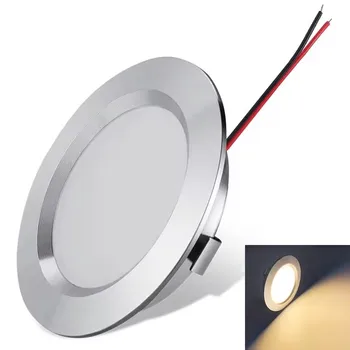 12V RV Interior Camper Reading Roof Lights Recessed LED Ceiling Lights Panel Motorhome RV Ceiling Lamp Caravan Boat Downlights