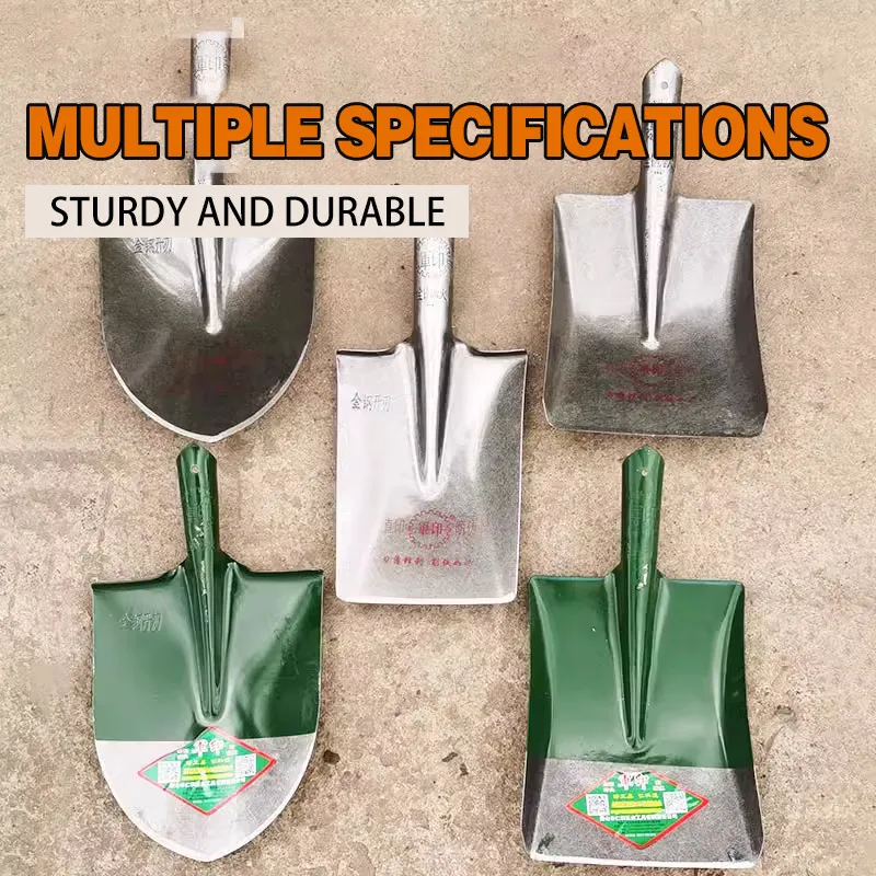 product china factory farming   construction agricultural garden square  round point  steel shovel  head671-3