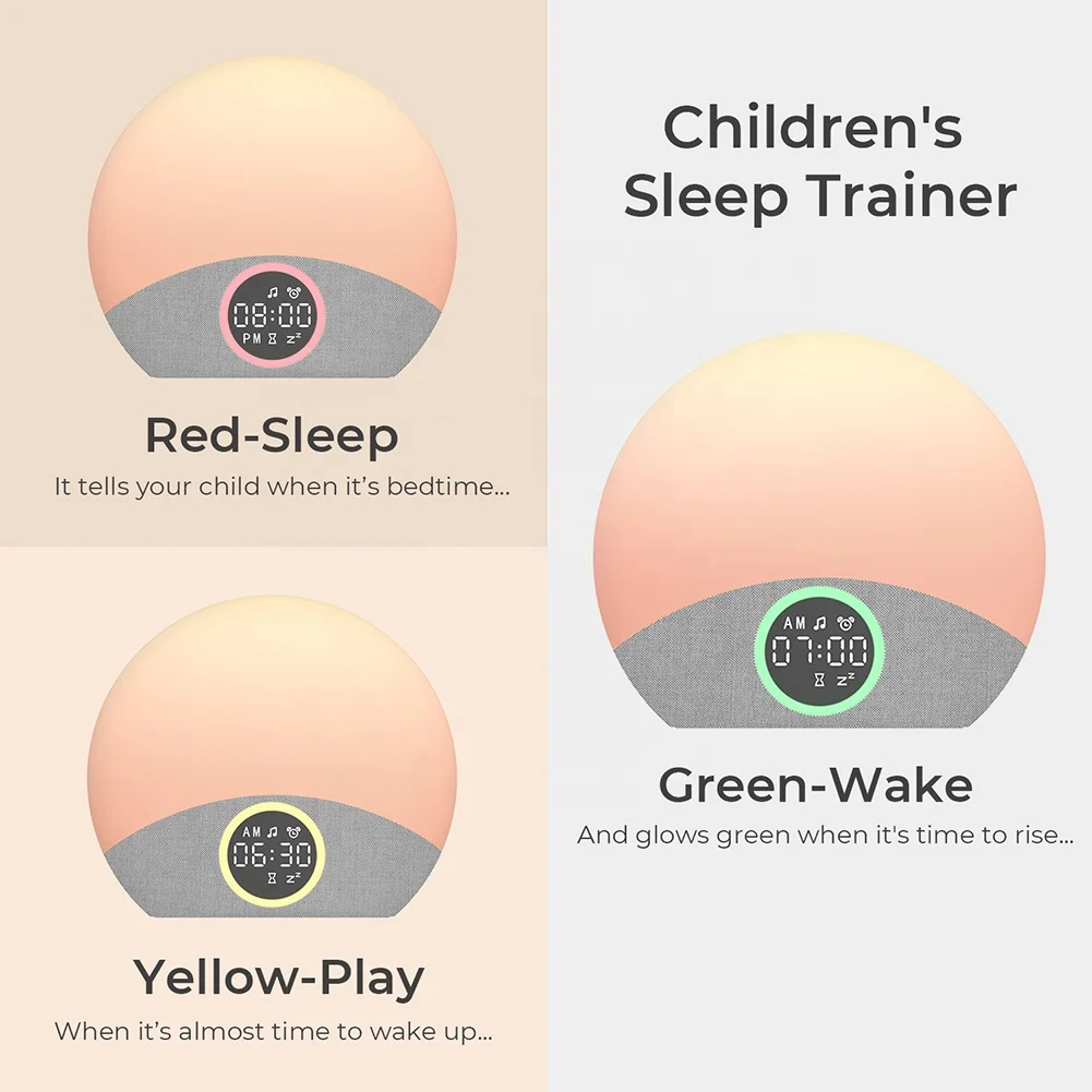 Hi-FiD 2023 новый дизайн звуковая машина для сна будильник с восходом солнца тренажер аппарат белым