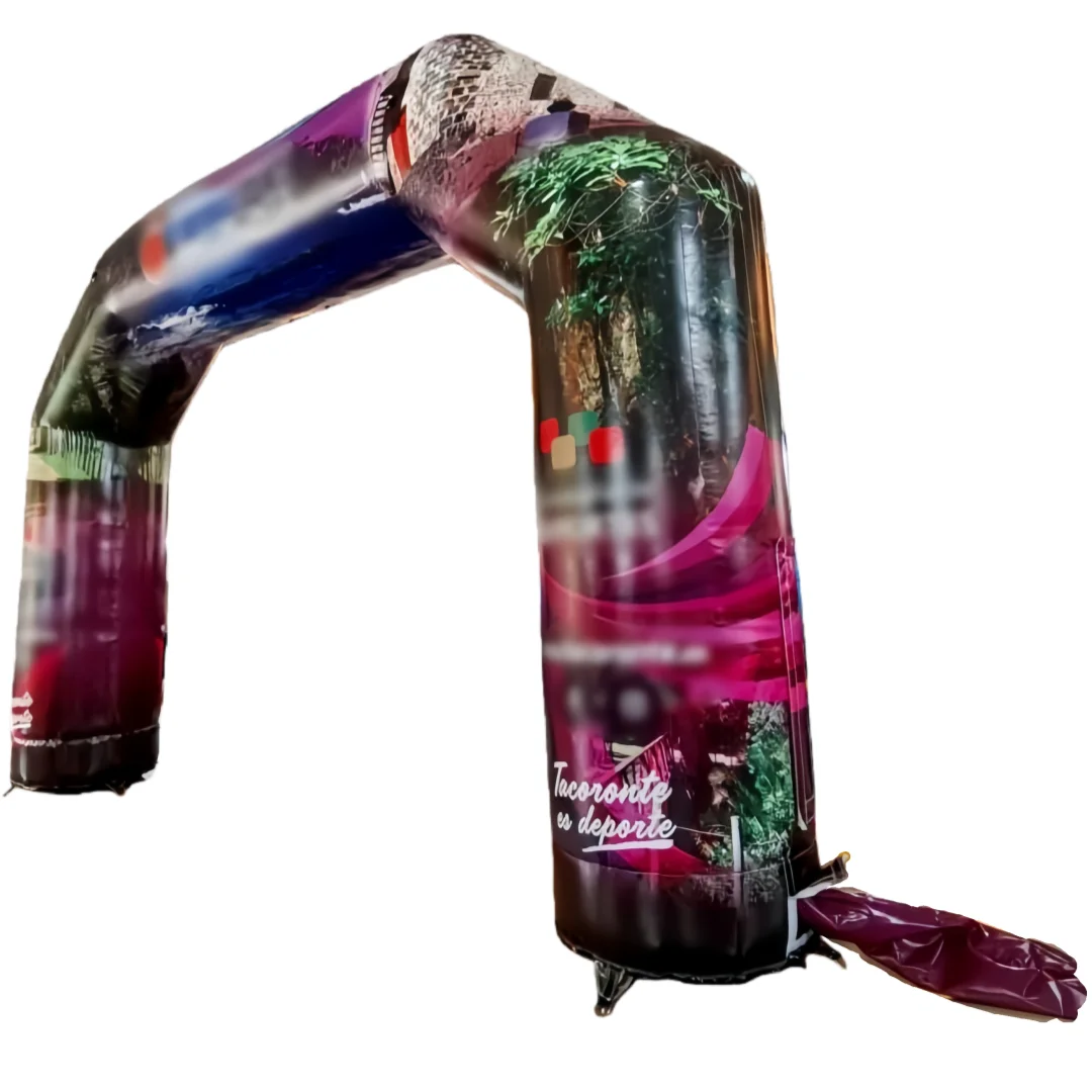 Durable Waterproof Inflatable Arch with Customized Color Options for Sports Events and Advertising