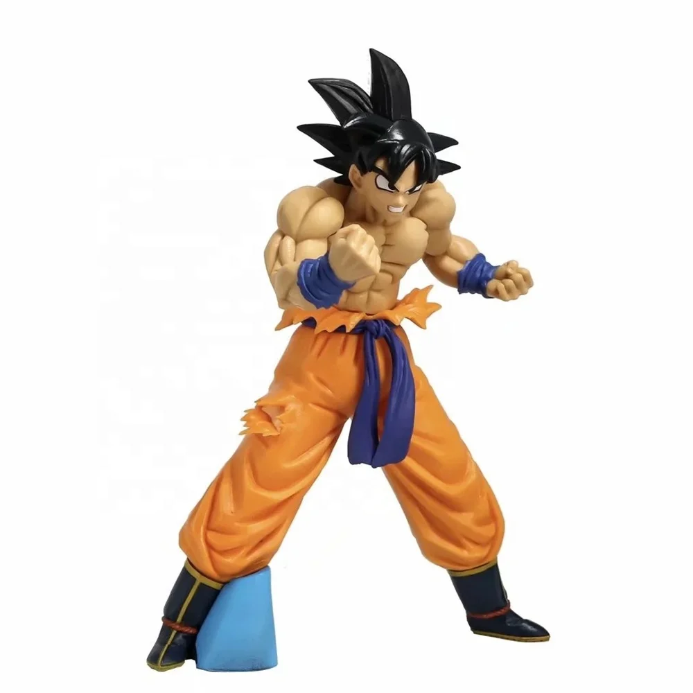 25cm anime dos desenhos animados dragon ball z super saiyan preto