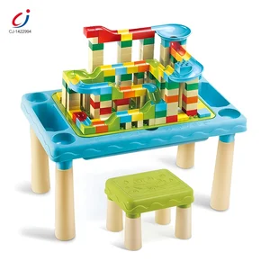 Multifunction Plastic Learning Playing Creative Building Block Children Table