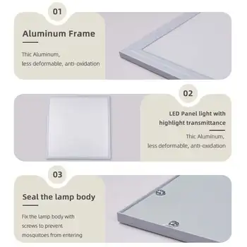 LEDパネルライト 薄型 72W天井埋込600X1200mm 昼光色6000k 1200×600 595×595 600×600埋め込み式天井照明 72W 48W 40W 36W バック