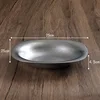 Gray 25cm fried rice plate-snowflake ash