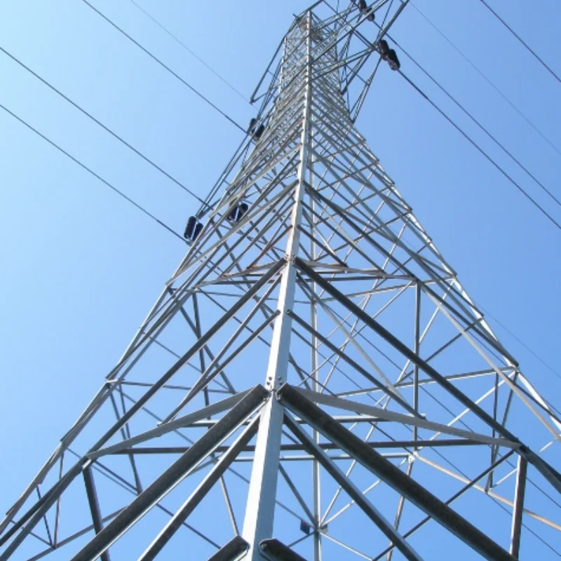 Three-Legged Tubular Steel Telecommunication Tower 20-80m Height Hot Dip Galvanized Surface Pneumatic Pump Lifting Wifi Tower