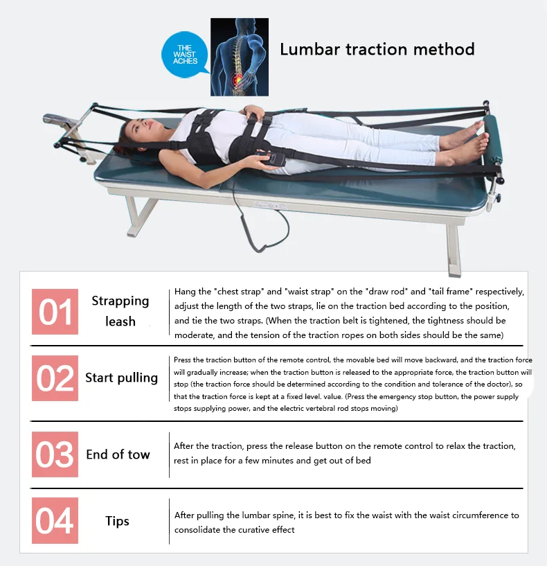 Massage Bed Cervical And Lumbar Electric Traction Bed Cervical Traction