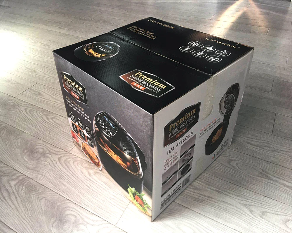 Ha04a Electric Digital Big Power 10l Air Fryer Oven Chips Hot Air