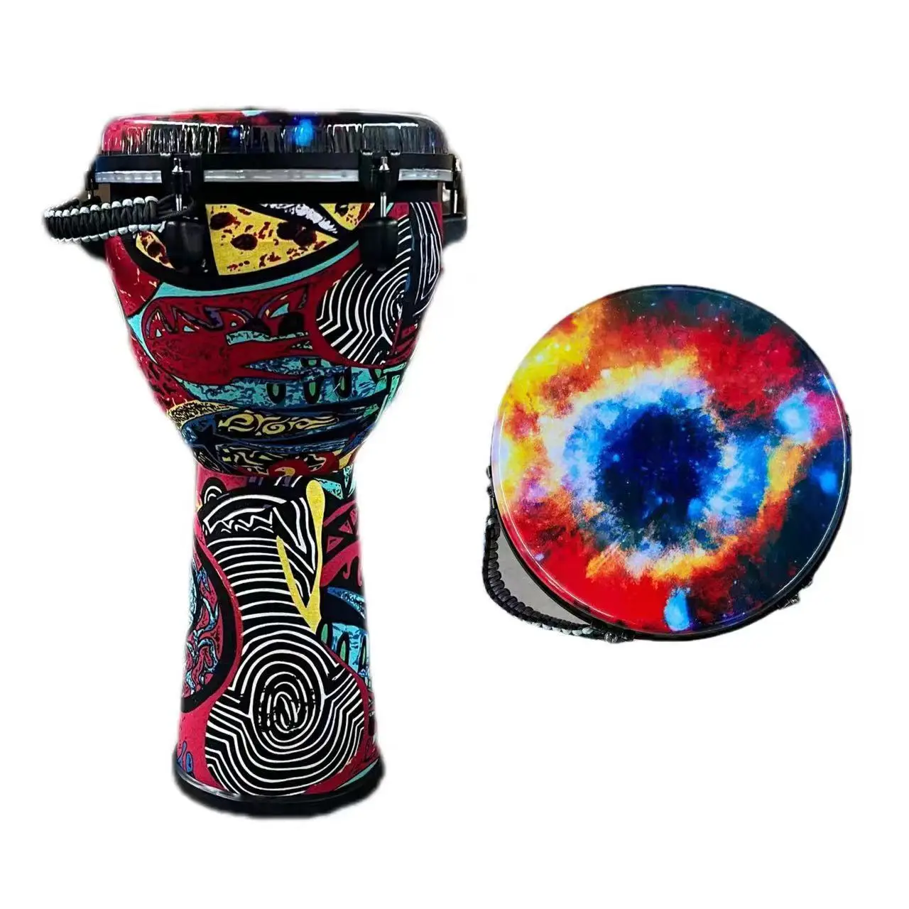Peau De Tambour En Peau De Chèvre 36cm - Pour Bongo, Djembe, Tambour Chaman - Remplacement