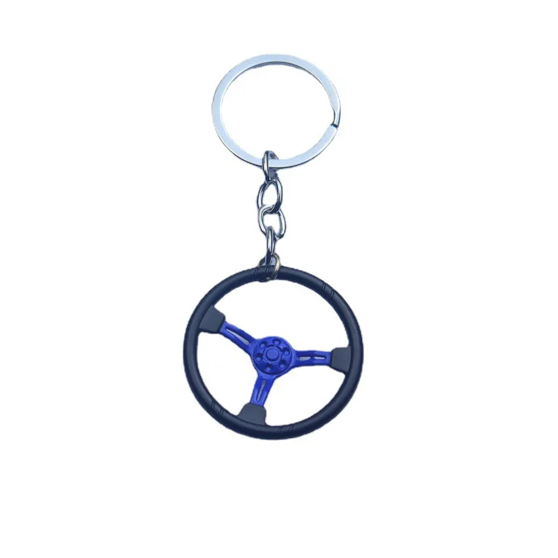 Cheap Price Custom Metal Racing Steering Wheel Key Chain