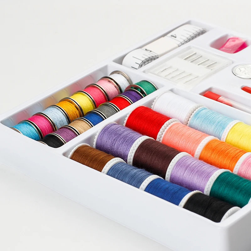 Sewing Kit for Beginners and Travelling Use Includes Sewing Threads Sewing Needles Threader and Pins