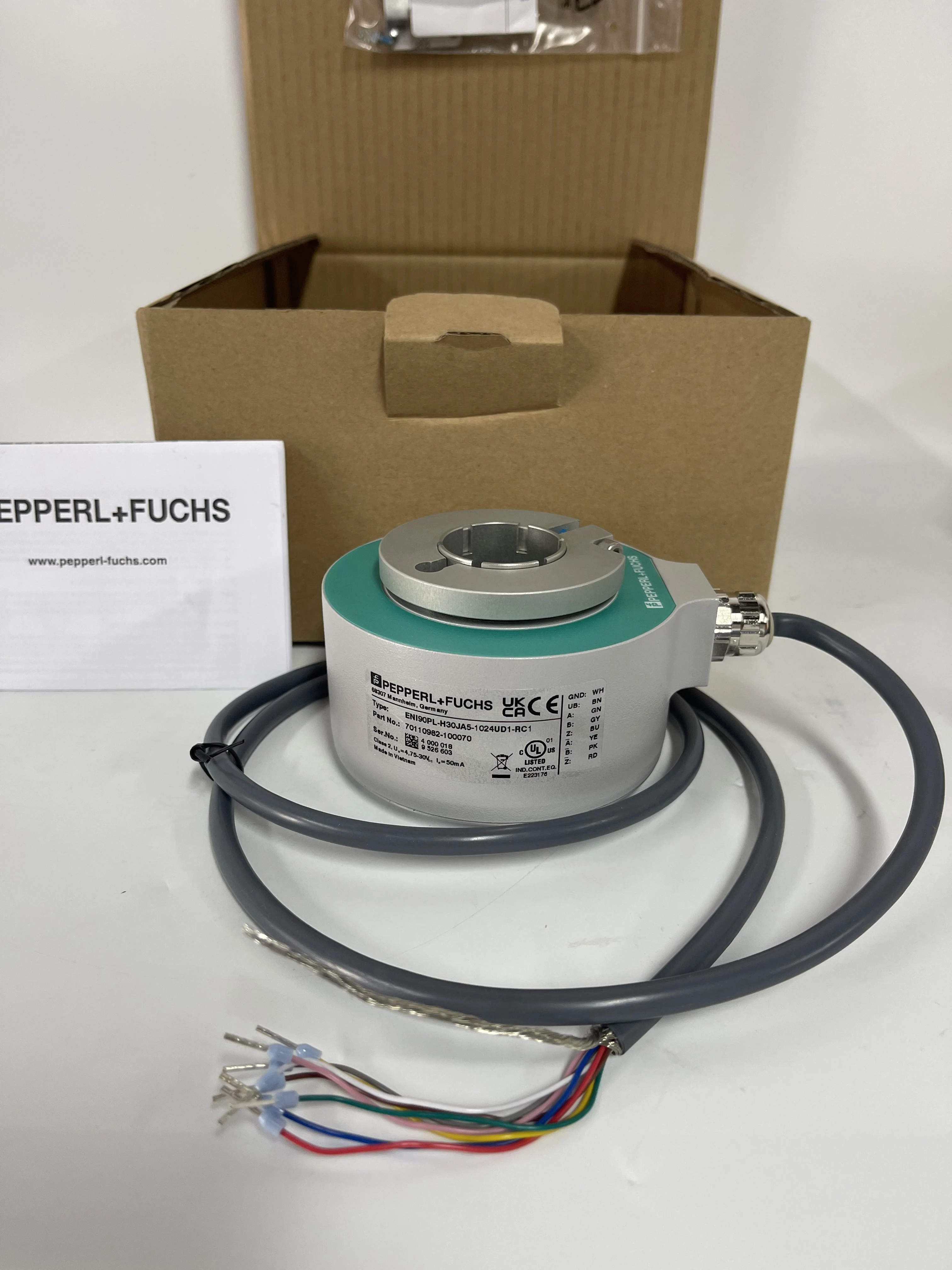 PEPPERL+FUCHS Absolute Encoder ENI90PL-H30JA5-1024UD1-RC1