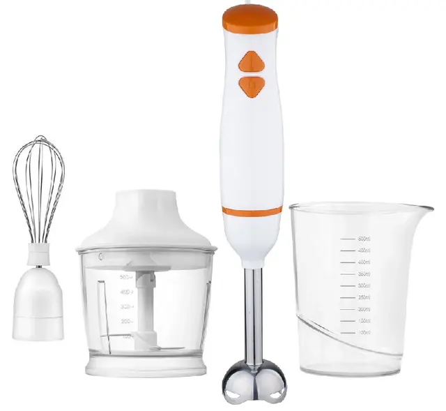 Commercial Immersion Blender with Plastic Electric Hand Blenders Mixer and Accessories Mixing Bowl