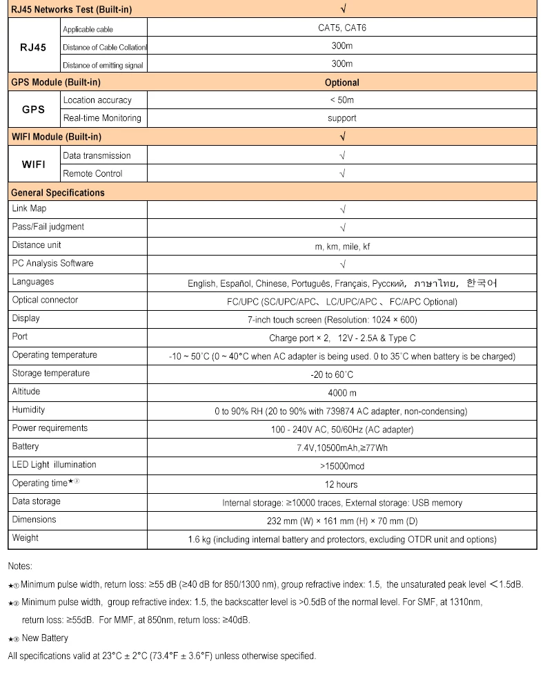 Komshine QX65 OTDR_27