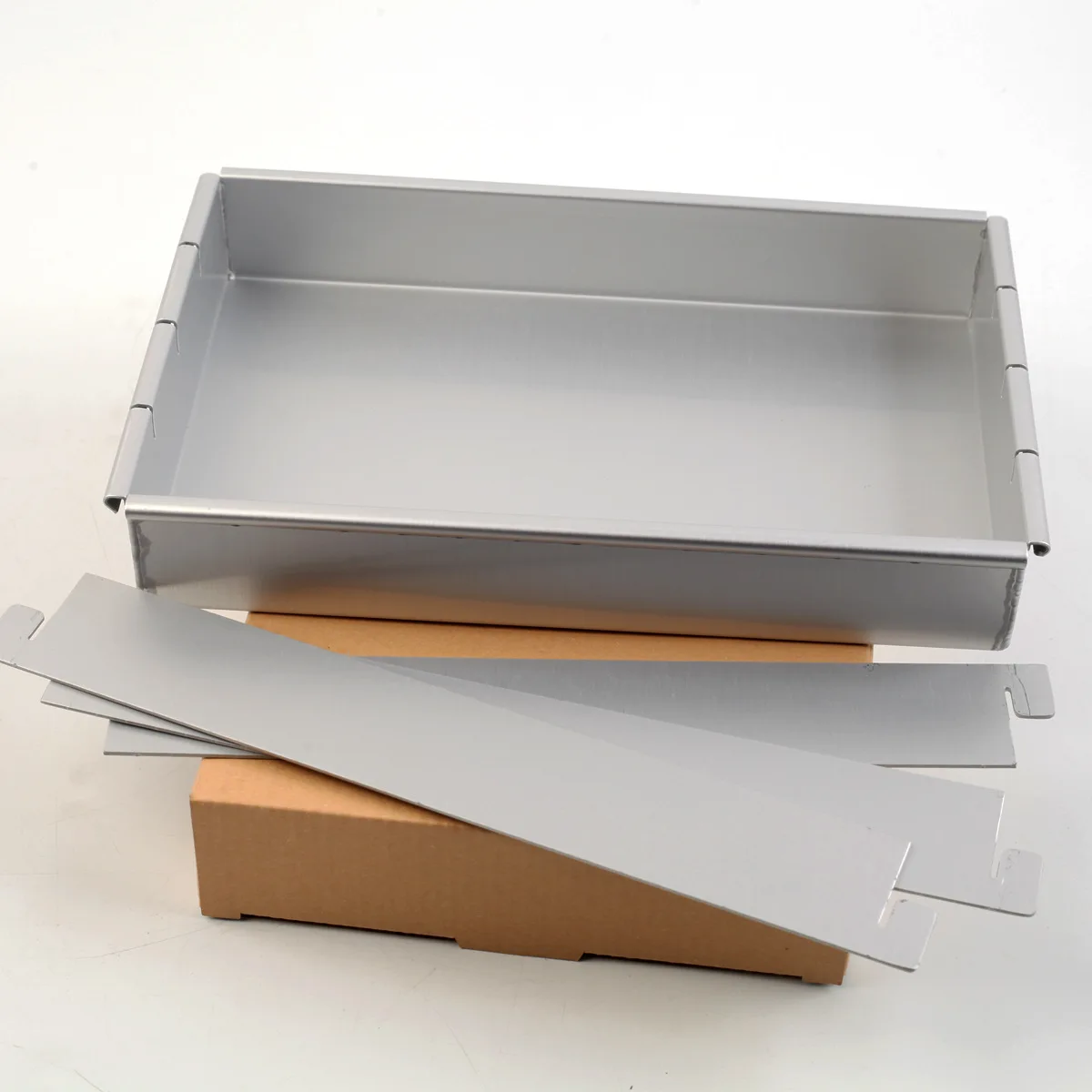 Anodized Aluminum Rectangle Cake Baking Pan Cake Baking Tin Mold Moulds  Battenberg Cake Baking Pan With Dividers