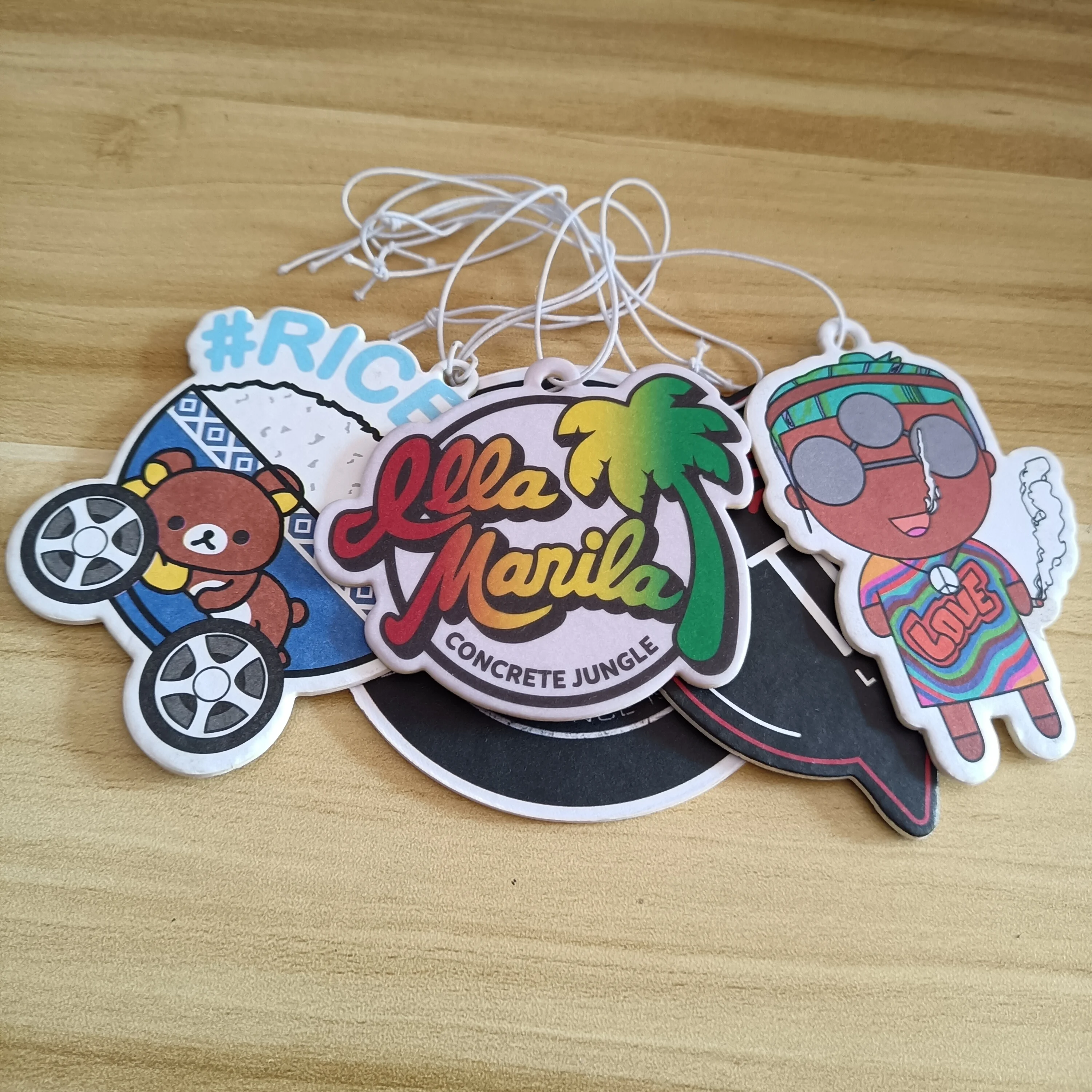 Strong Scent Customized Logo Paper Car Air Fragrance Air Freshener