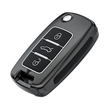 Zinc Alloy Style Car Key Case for VW Volkswagen Golf 7 MK7 Tiguan MK2 for SEAT Ateca Leon FR 2 Ibiza Keychain Auto Accessories
