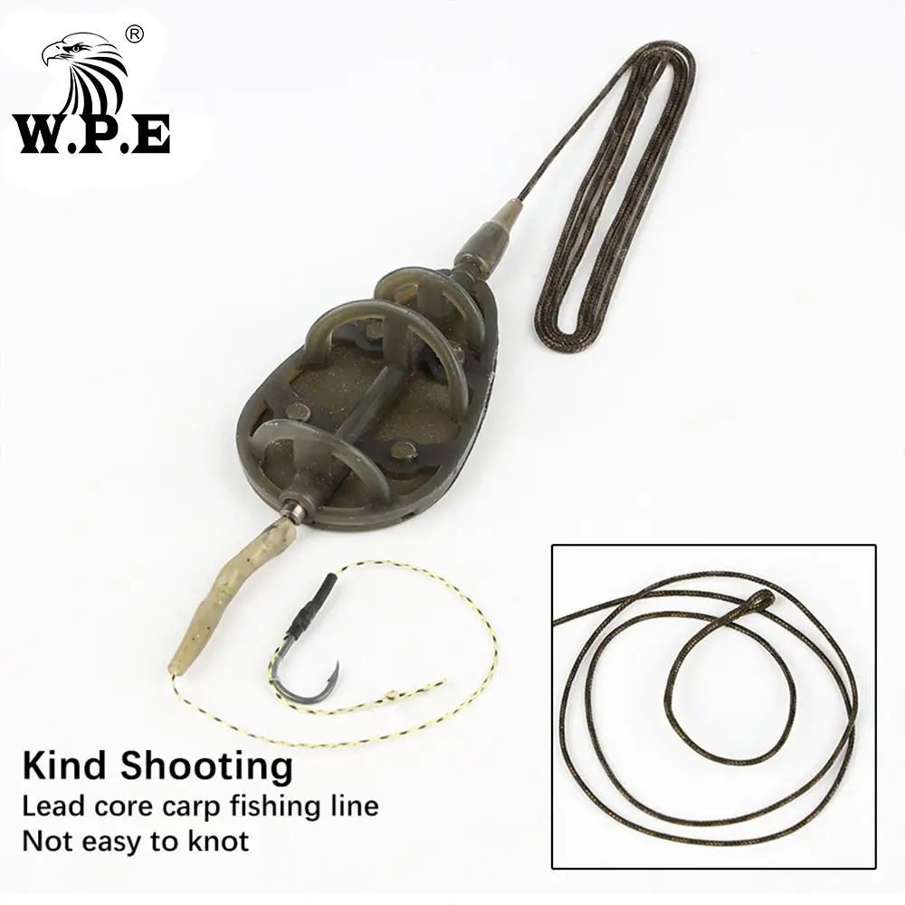 Carp Fishing Method Feeder Tackle Hooks Rig Hair Group Lead Core